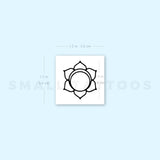 Svadhishthana Chakra Temporary Tattoo - Set of 3