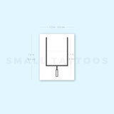 NFL Goal Post Temporary Tattoo - Set of 3