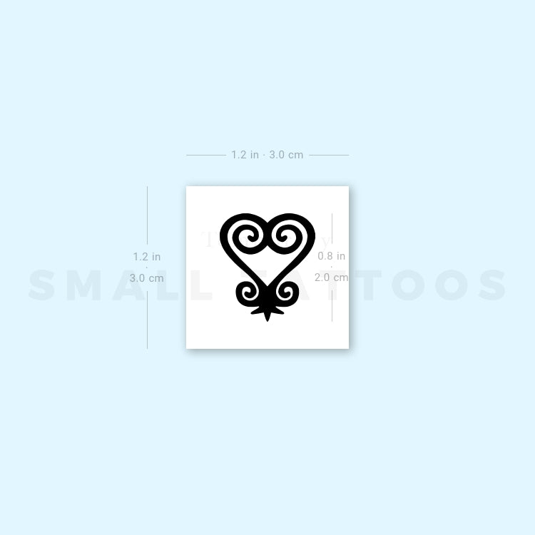Tatuaje temporal Sankofa - Juego de 3
