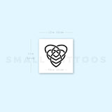 Celtic Motherhood Symbol Temporary Tattoo - Set of 3