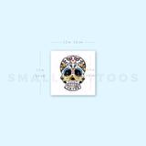 Small Sugar Skull Temporary Tattoo - Set of 3