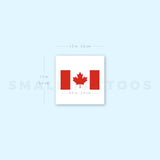 Canada Flag Temporary Tattoo - Set of 3