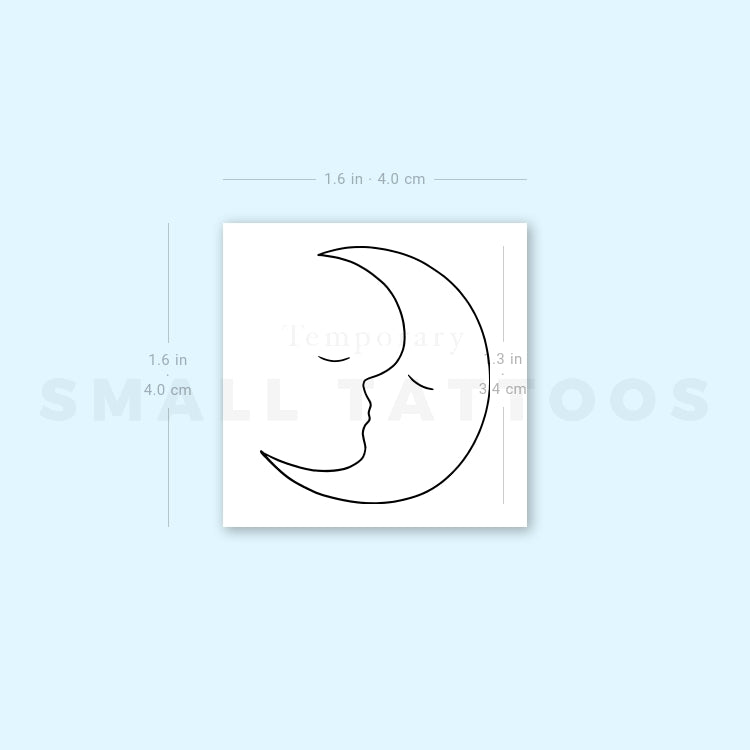 Moon Kiss Temporary Tattoo (Set of 3)