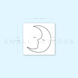 Moon Kiss Temporary Tattoo (Set of 3)