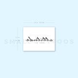 Attitude Temporary Tattoo - Set of 3