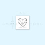 Love Myself Symbol Temporary Tattoo - Set of 3