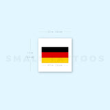 Germany Flag Temporary Tattoo - Set of 3