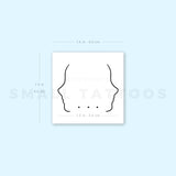 Ellipsis Temporary Tattoo (Set of 3)