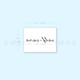Self-care Temporary Tattoo (Set of 3)