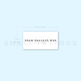New Zealand Made Temporary Tattoo - Set of 3