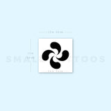 Lauburu Temporary Tattoo - Set of 3