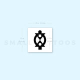Boa Me Na Me Mmoa Wo Temporary Tattoo - Set of 3