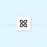 Small Solomon's Knot Temporary Tattoo - Set of 3