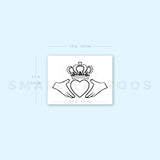 Claddagh Temporary Tattoo - Set of 3