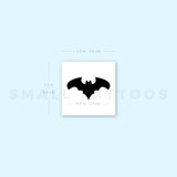 Bat Temporary Tattoo - Set of 3