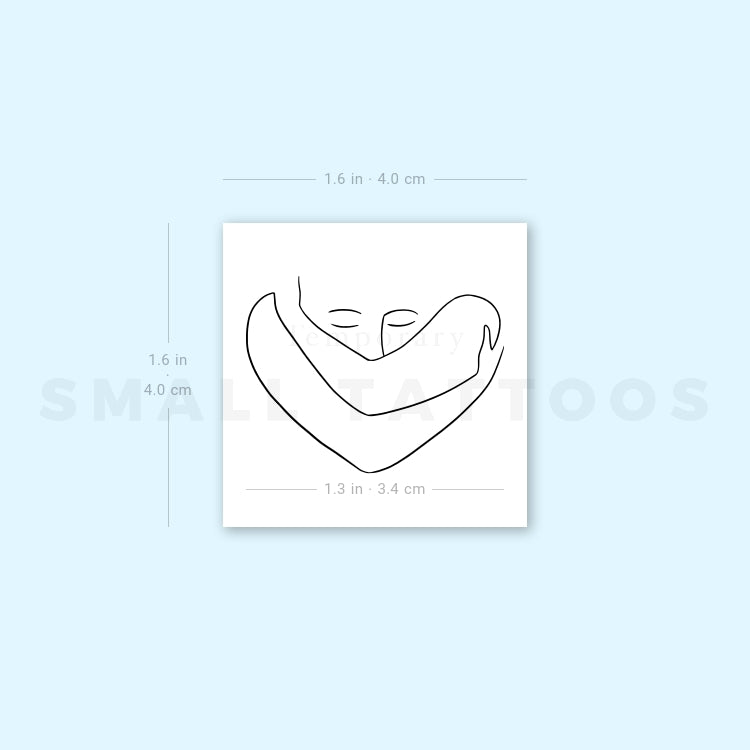 Love Myself Temporary Tattoo (Set of 3)