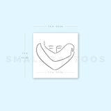 Love Myself Temporary Tattoo (Set of 3)