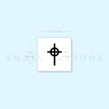 Celtic Cross Temporary Tattoo - Set of 3