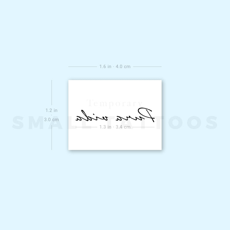 Pura Vida Temporary Tattoo - Set of 3