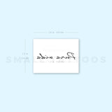 Pura Vida Temporary Tattoo - Set of 3