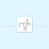 Angry Uterus Temporary Tattoo - Set of 3
