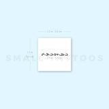 Cancer Temporary Tattoo - Set of 3