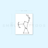 Orion Constellation Temporary Tattoo - Set of 3