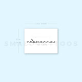 Surrender Temporary Tattoo - Set of 3