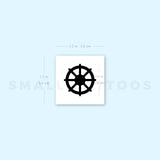Dharma Chakra Temporary Tattoo - Set of 3