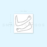 Empty Hug Temporary Tattoo (Set of 3)