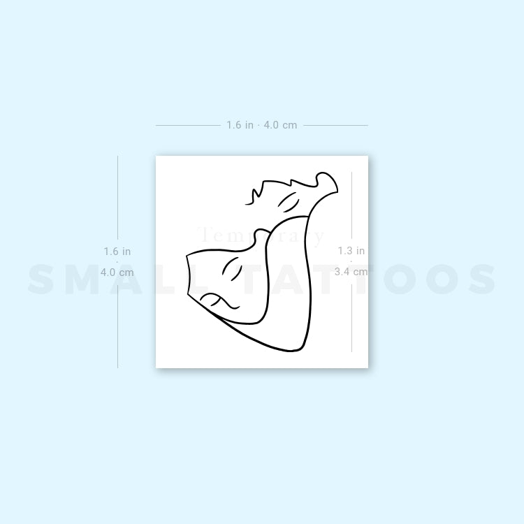 Tatuaje temporal de siesta (juego de 3)