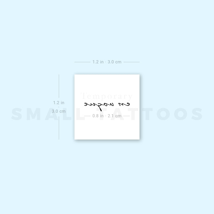 En Vogue Temporary Tattoo - Set of 3