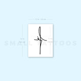 Fé Cross Temporary Tattoo - Set of 3