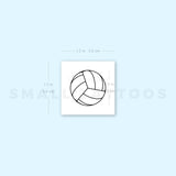 Volleyball Temporary Tattoo - Set of 3