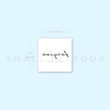 Small Forgive Temporary Tattoo - Set of 3