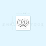 Pretzel Temporary Tattoo - Set of 3