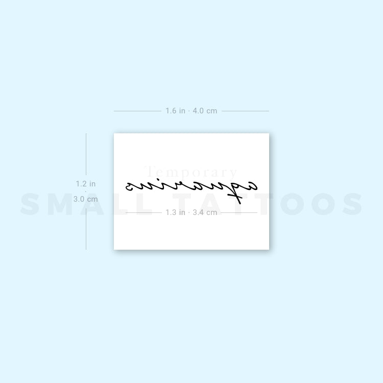 Aquarius Temporary Tattoo - Set of 3