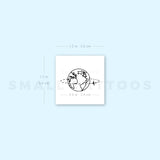 Around The World Trip Temporary Tattoo - Set of 3