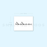 Saudade Temporary Tattoo (Set of 3)