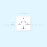 Boeing 737 Temporary Tattoo - Set of 3