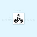 Trisquel Temporary Tattoo - Set of 3