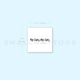 Xoxo Temporary Tattoo - Set of 3
