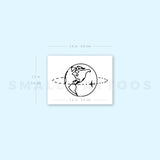 Trip Around America Temporary Tattoo - Set of 3
