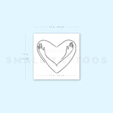 Self-Love Temporary Tattoo (Set of 3)