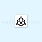 Small Trinity Knot Temporary Tattoo - Set of 3