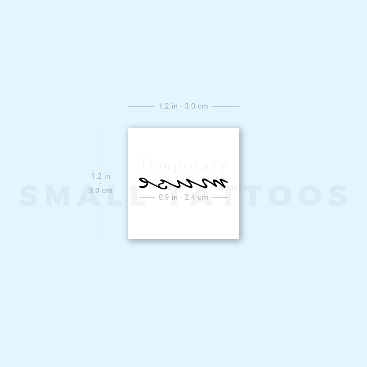 Muse Temporary Tattoo (Set of 3)