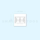 Football Pitch Temporary Tattoo - Set of 3