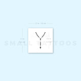 Finger Rosary Temporary Tattoo - Set of 3