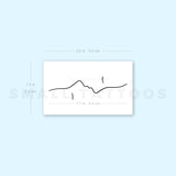 Dual Kiss Temporary Tattoo (Set of 3)