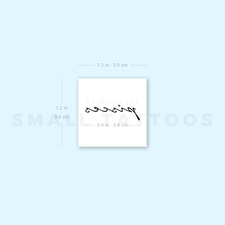 Pisces Temporary Tattoo - Set of 3